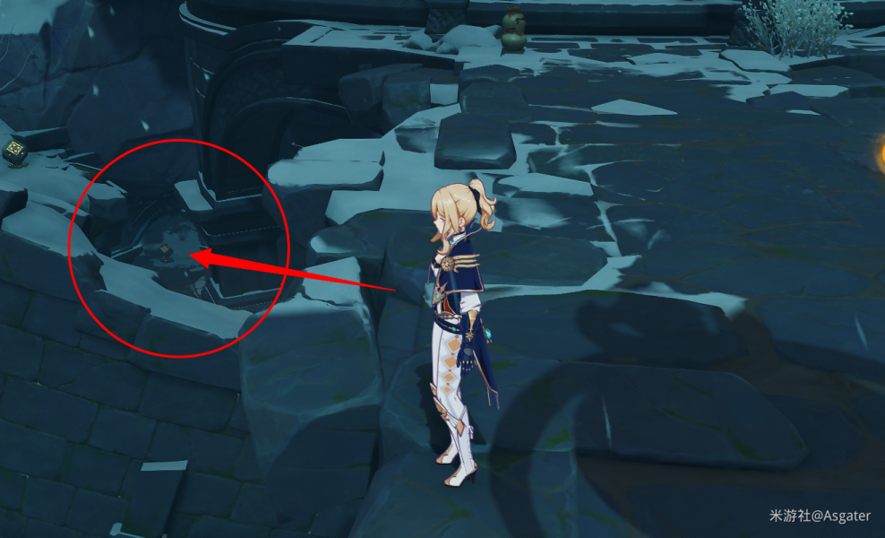 《原神手游》龙脊雪山石碑位置说明