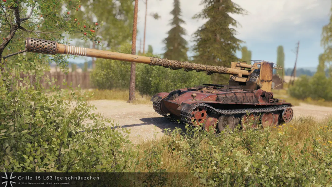 《坦克世界》霸气丨军械库5500金币公开销售！你会为自己的爱车蟋蟀15购置这个“刺猬”3D风格吗？