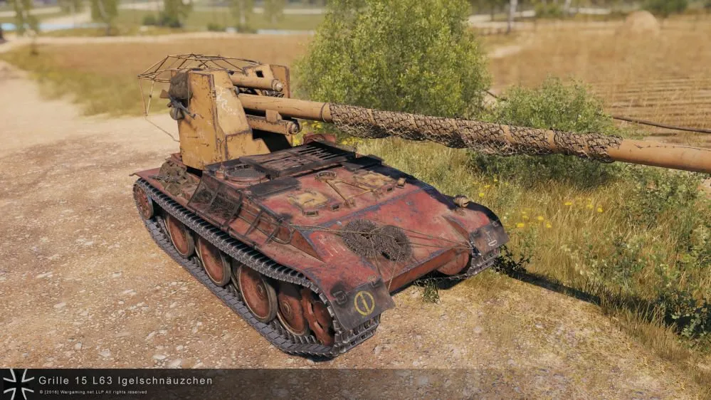 《坦克世界》霸气丨军械库5500金币公开销售！你会为自己的爱车蟋蟀15购置这个“刺猬”3D风格吗？