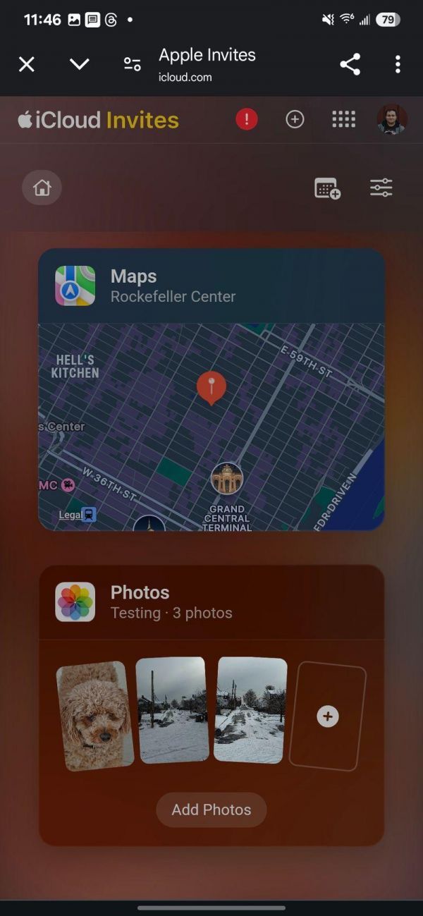 苹果Invites应用跨平台体验，安卓用户实测报告