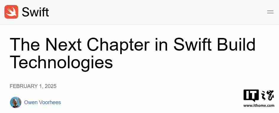 苹果宣布开源Xcode开发工具引擎Swift Build