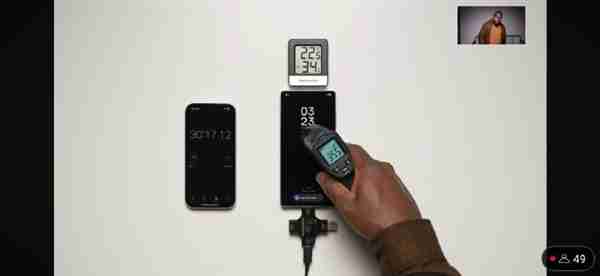 外媒直播三星S25 Ultra 45W充电测试:34分钟干到80%电量