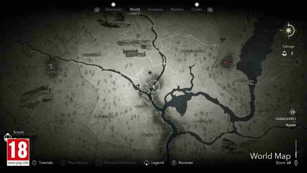 刺客信条:影“探索”主题深度解析:揭开世界地图的秘密与丰富的互动机制