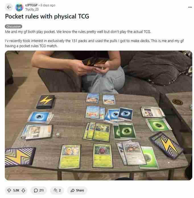 宝可梦集换式卡牌Pocket风靡全球,手游规则反哺实体卡牌玩家