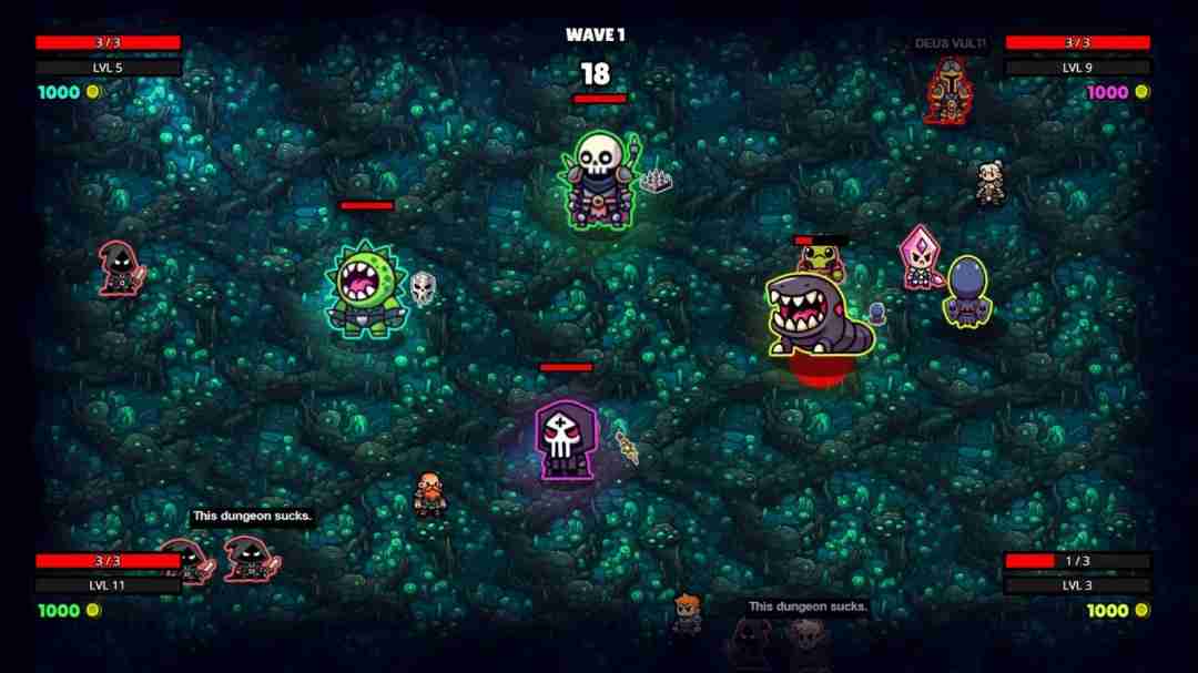 Noobs Are Coming,Steam页面开放：成为最终BOSS，主宰竞技场Roguelike的混乱战场