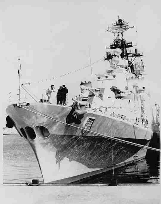 《战舰世界》从“鼻孔”掏出鱼雷的神船,德国战后的驱逐舰怎么有股谐味?