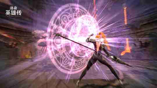 圣枪女骑士!《洛奇英雄传》新角色“内文”技能姿态欣赏!