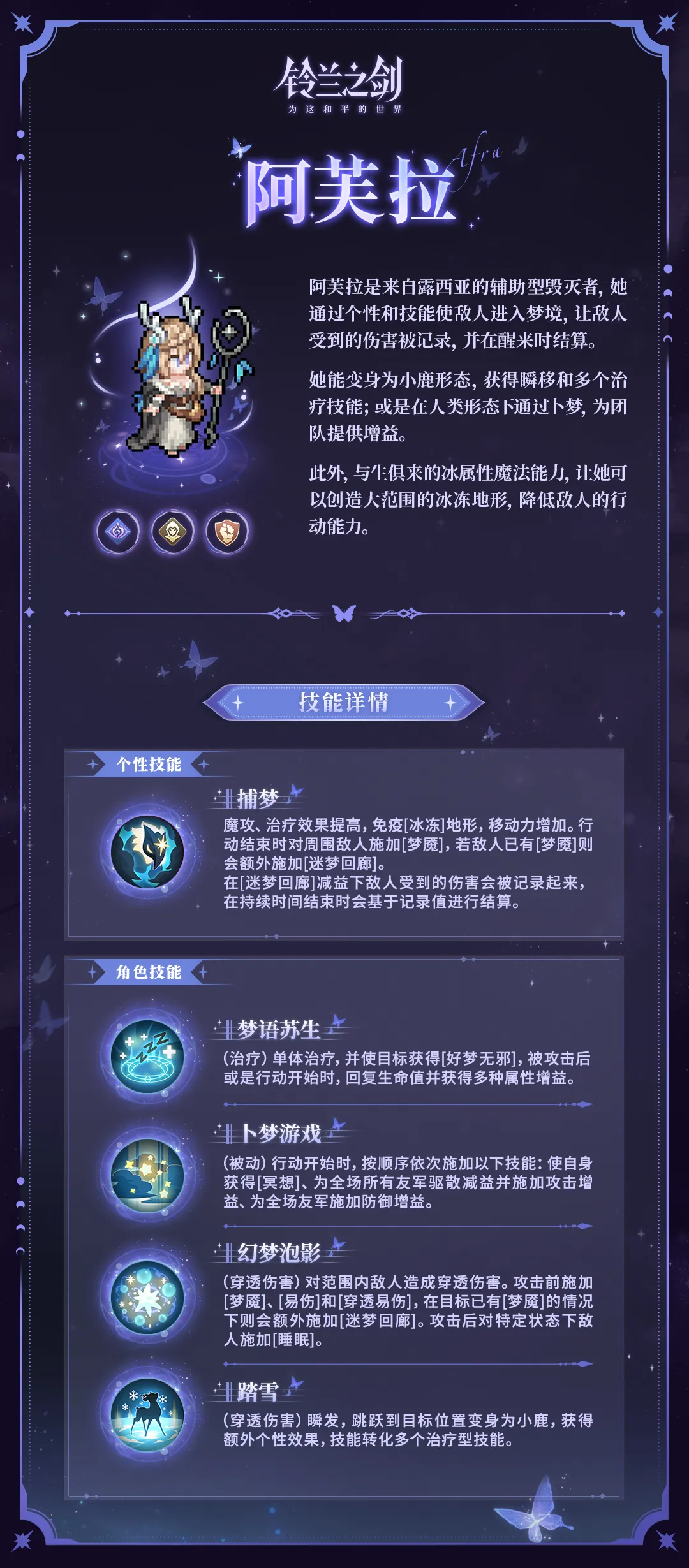 《铃兰之剑》「初遇」邂逅预告：阿芙拉-好梦无邪