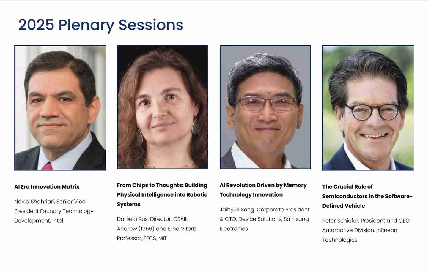 因高层变动:英特尔、三星电子更换 IEEE ISSCC 2025 全体会议演讲人