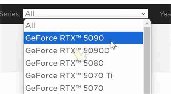 RTX 50系显卡首批阵容曝光 5090配32GB GDDR7显存