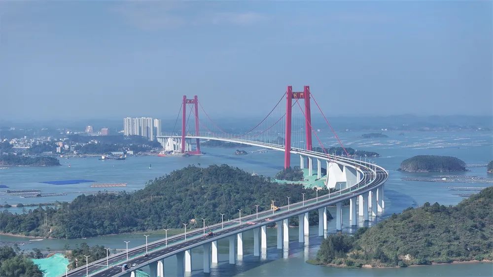主线桥梁长 6.6 千米!广西最长跨海大桥龙门大桥正式通车 主线桥梁长 6.6 千米!广西最长跨海大桥龙门大桥正式通车
