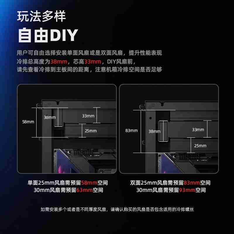 酷凛推出雪界 DF 系列厚排一体式水冷,冷头配备 VRM 散热风扇