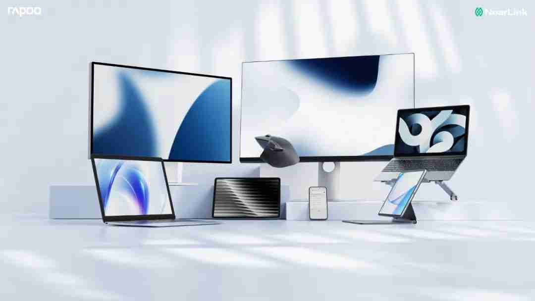 雷柏 MT760NL 星闪鼠标亮相:三模连接、支持跨屏文件传输等功能