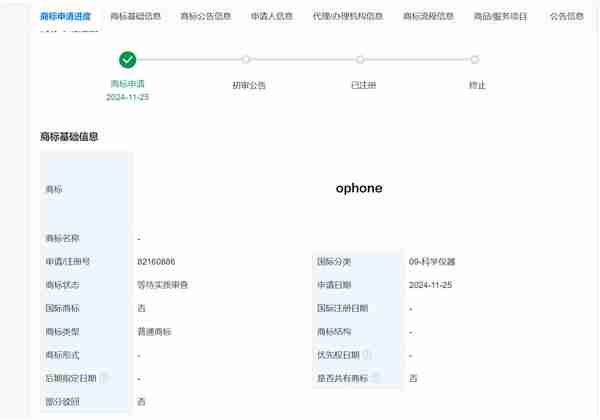 果味十足!OPPO申请OPhone商标