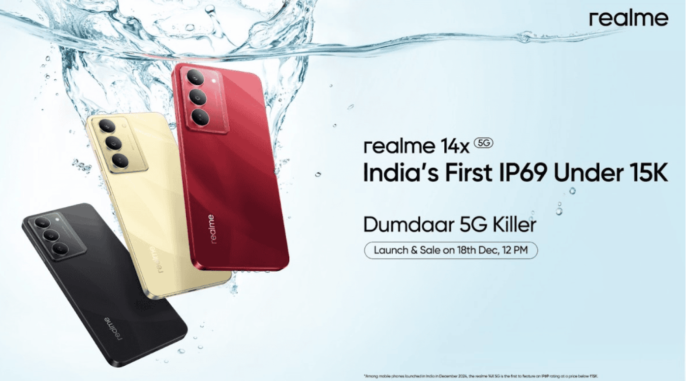 realme 14x 手机规格曝光:天玑 6300 + 6/8G RAM、升级 6000 毫安时电池