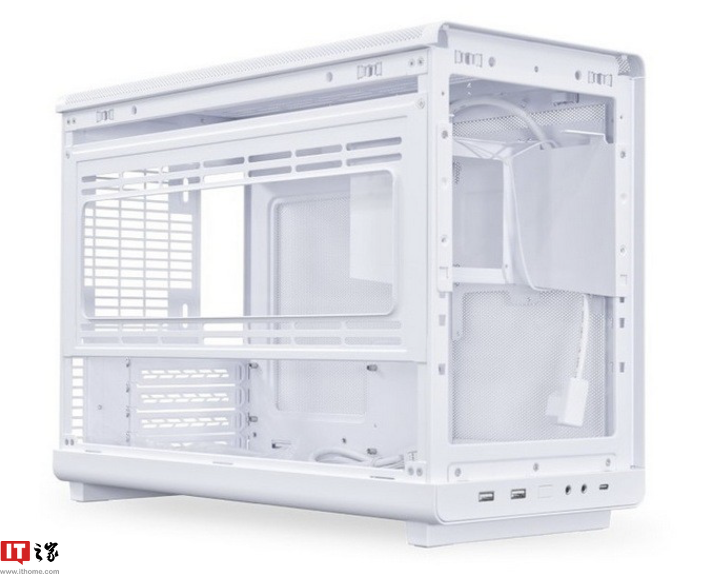 联力预热白色木质款 A3 桌面 M-ATX 小机箱:胡桃木纯木格栅、12 月 19 日上市