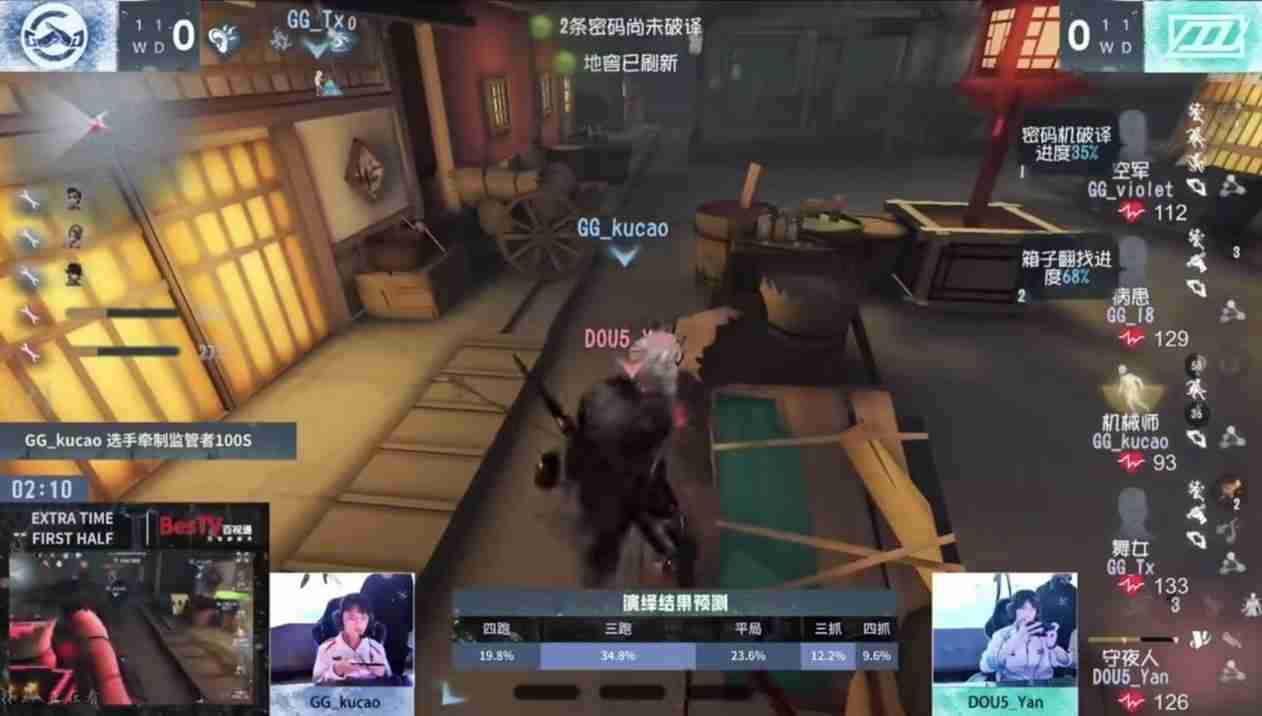 十战不殆!Gr战队气吞山海捍卫榜首荣耀!——《第五人格》2024IVL秋季赛第十周赛报发布