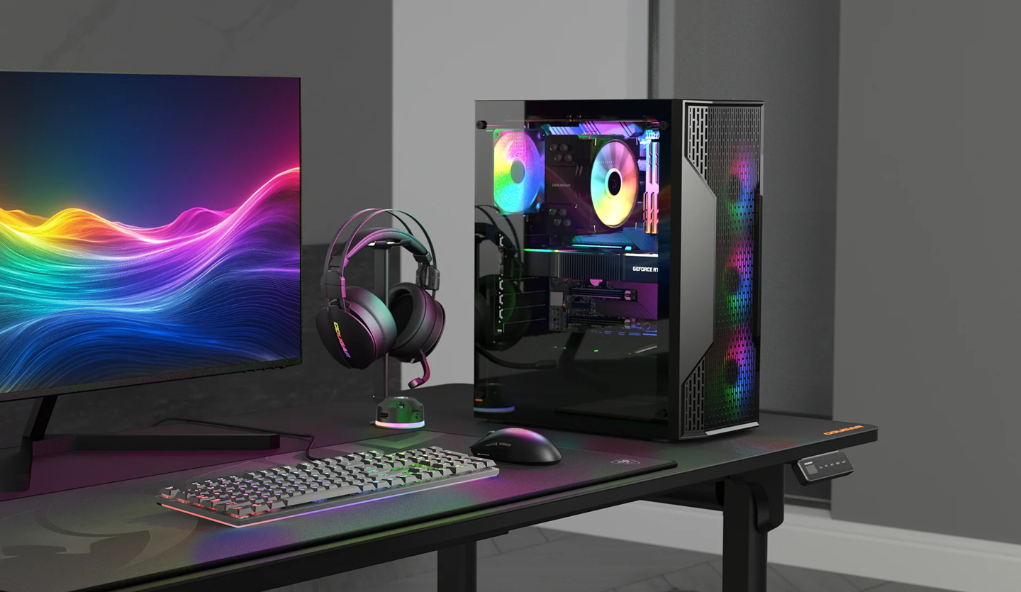 骨伽推出 MX110 RGB 小巧入门中塔机箱:预装前 3 后 1 四颗风扇