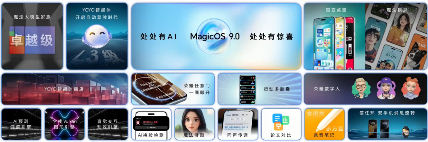 荣耀 Magic 4 / Vs2 手机获推 MagicOS 9.0.0.122 版本升级：新增微信、QQ 三方应用通话录音等功能