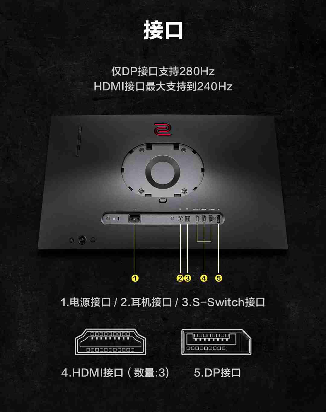 卓威 XL2546X+ 职业电竞显示器上市：24.1 英寸、原生 280Hz，4399 元
