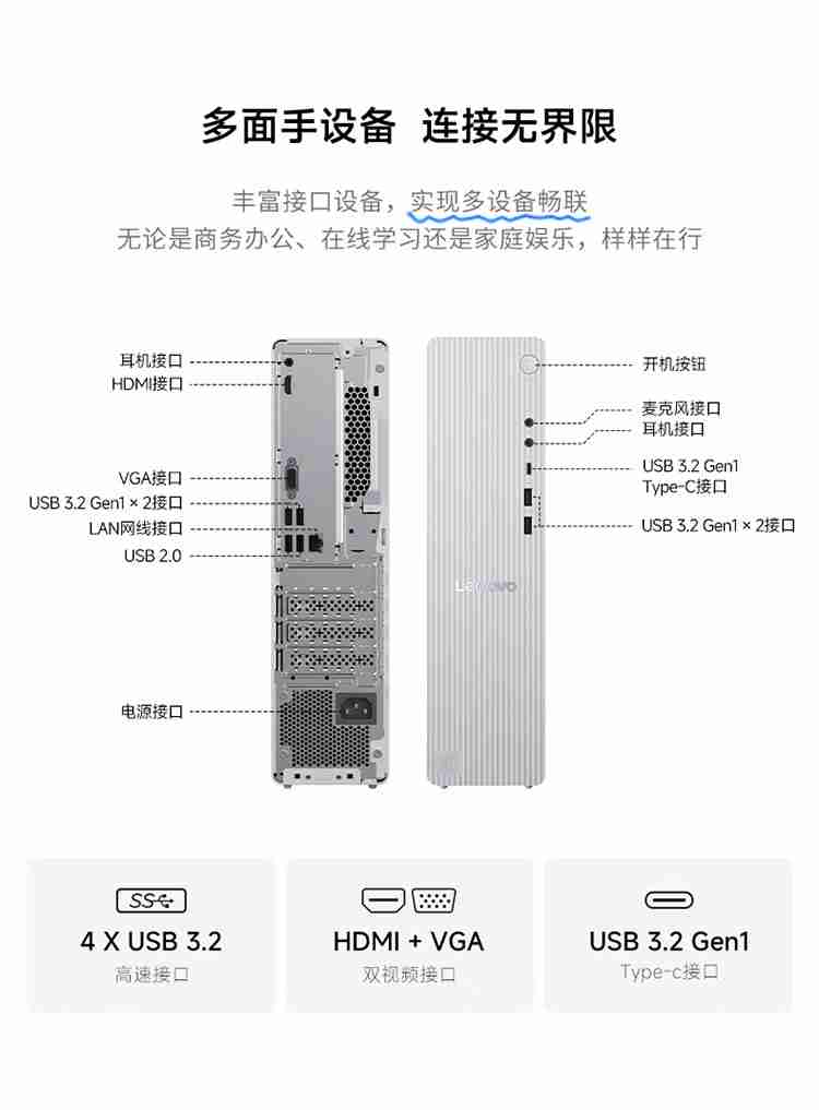 联想推出小新台式电脑尊享版:i5-13420H 款 3099 元,i7-13620H 款 3599 元