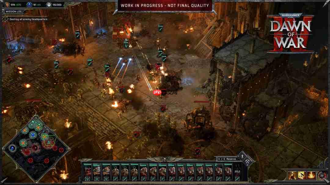 《战锤40K:战争黎明4》CG预告 展示兽人阵营