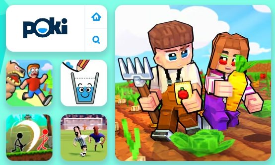 Poki官网在线玩地址_Poki免费小游戏即点即玩入口