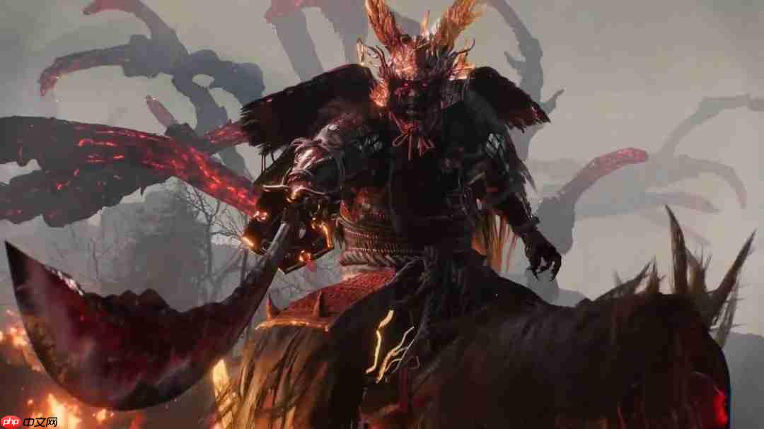 《仁王3》新实机 主角大战妖怪化Boss山县昌景