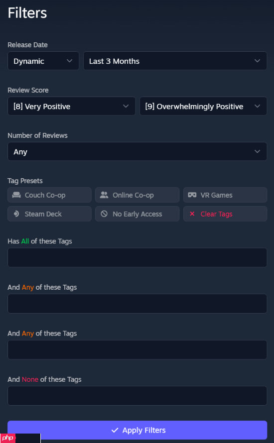 拒绝游戏荒!玩家自制Steam游戏发现网站:超简洁