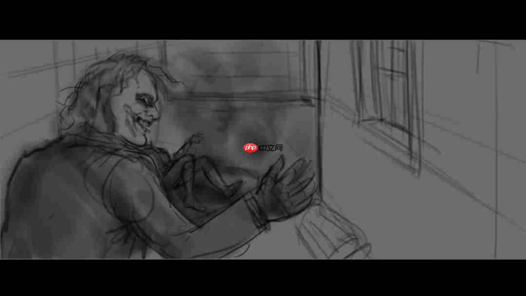 流产的《黑暗骑士》改编游戏艺术图曝光 揭秘小丑命运