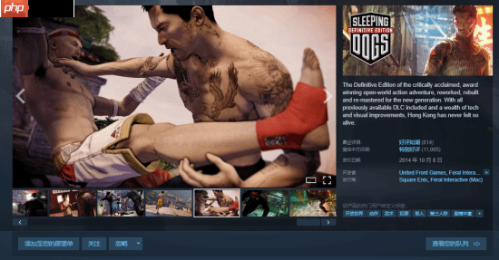 《热血无赖：终极版》Steam骨折特卖：13元全DLC打包 重温港片式开放世界