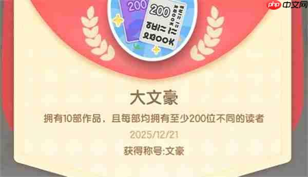 心动小镇隐藏成就大文豪获取攻略