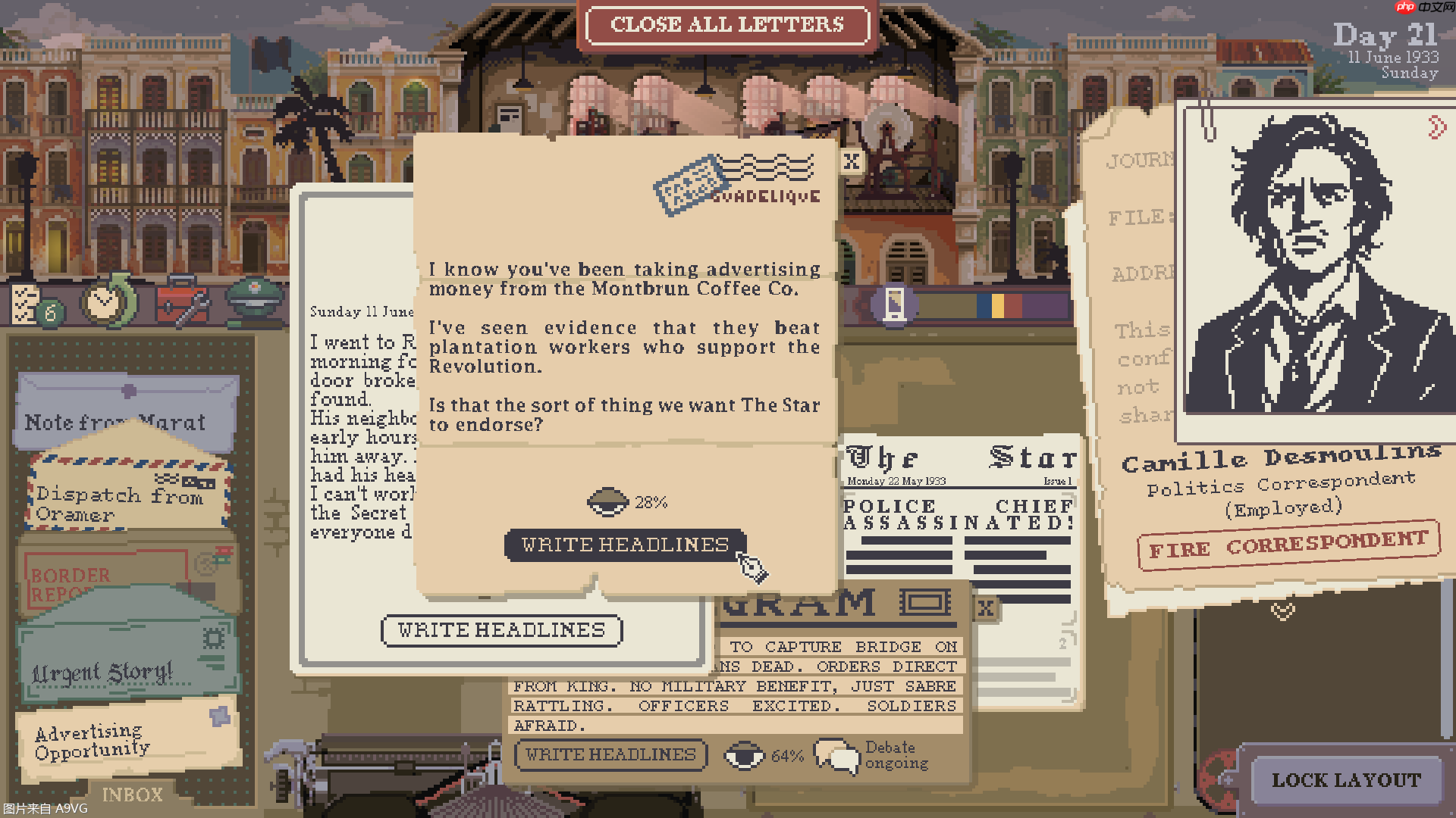 叙事模拟新作《请修改头条》中文商店页上线