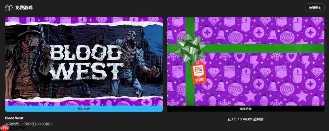 Epic喜加一!免费领取复古潜行FPS游戏《浴血西部》