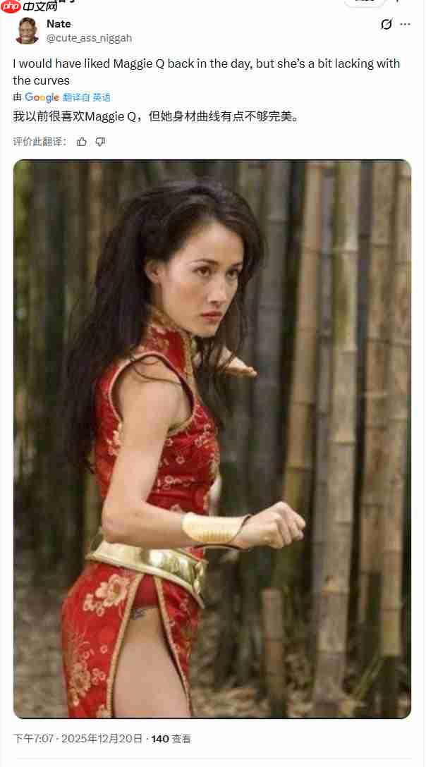 《街头霸王》电影版春丽遭国外女Coser质疑:真的不太好看