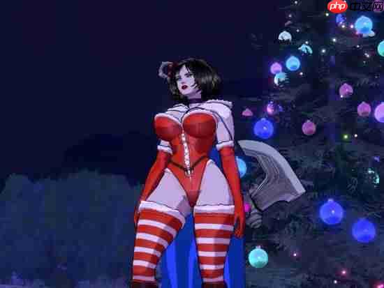 大雷白雪公主游戏新实机：圣诞装抖动物理效果拉满