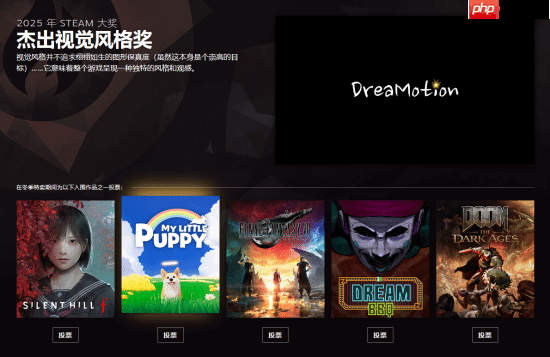 2025年Steam大奖提名公布!多款国产佳作入围