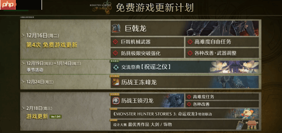 《怪物猎人:荒野》新情报来了!巨戟龙将是最后一只新怪