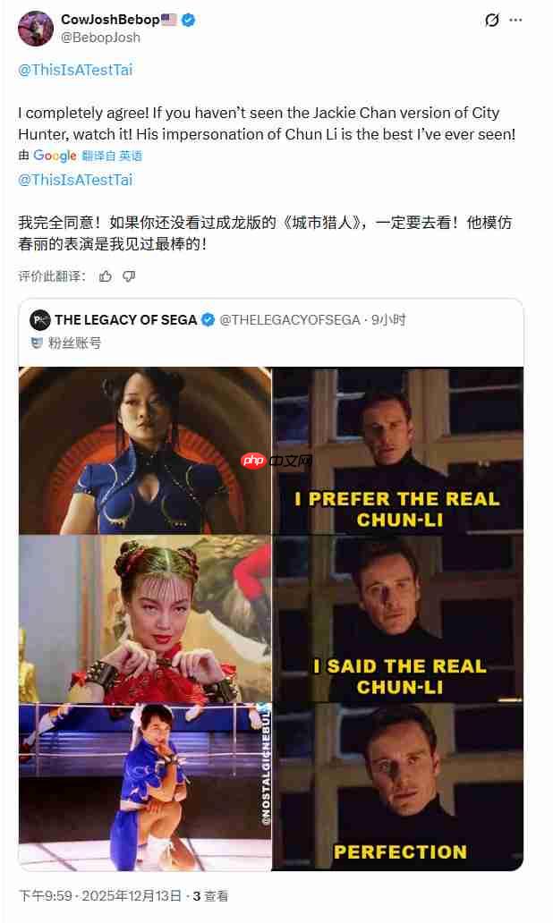 四个春丽,三十年真人改编史:成龙意外成为“天花板”