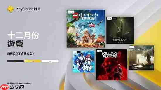 12月PS+二三档游戏阵容公开：《刺客信条：幻景》《卧龙：苍天陨落》等大作！