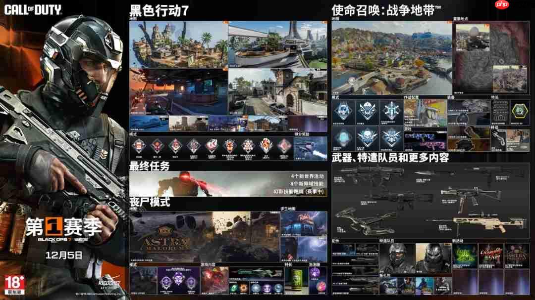 《使命召唤®:黑色行动7™》与《使命召唤®:战争地带™》第1赛季现已上线