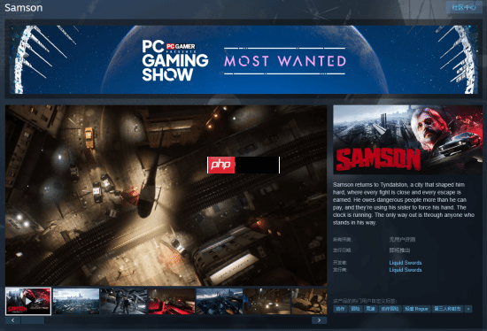 《正当防卫》系列创始人新作《Samson》公开！为了妹妹战斗还债