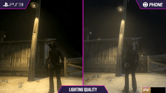 《荒野大镖客》PS3和手机画面对比：你认为谁赢了？