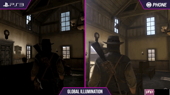 《荒野大镖客》PS3和手机画面对比：你认为谁赢了？