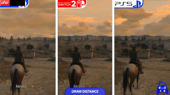 《荒野大镖客》PS4与PS5画面对比:画质略微提升