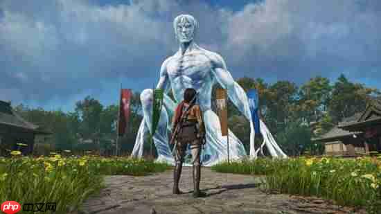 《刺客信条：影》联动《进击的巨人》实机图片