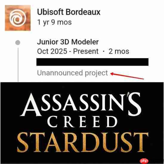 育碧未公布新游曝光：可能是《刺客信条1》重制