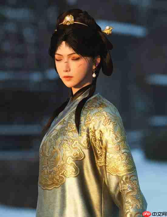 《明末》1.7补丁新增防具展示：鱼龙加身女侠威武