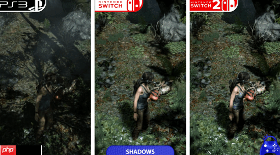 《古墓丽影：决定版》NS&NS2版对比PS3版：画面还不如原版？