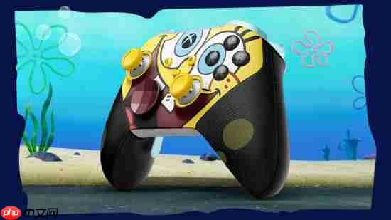 XBOX联动海绵宝宝大电影：限定联名手柄来了！